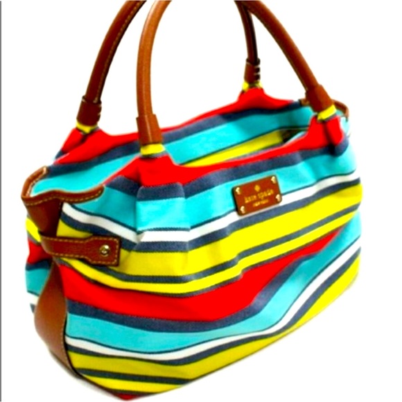 Kate Spade Colorful Striped Diaper Bag - Picture 1 of 1